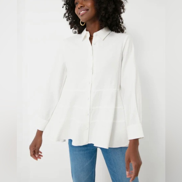 Tuckernuck Tops - New Tuckernuck Pomander Place Ashlen  Button-Up Blouse
